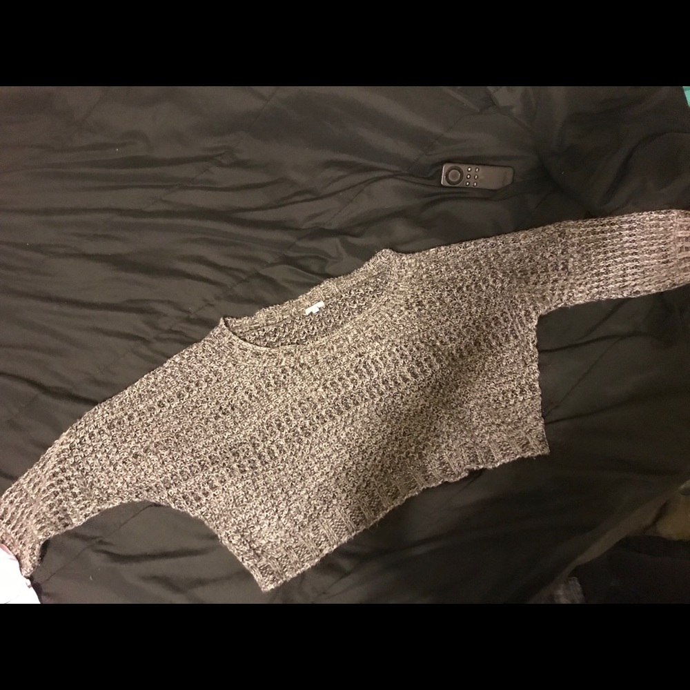 Black n grey sweater